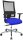 Topstar Bürostuhl Profi Net 11 High, PS59H T38Q Stoff blau, Gestell alu