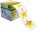 SIGEL Aufkleber Christmas Stars CS112 Sterne, gold 47,0 x 47,0 mm, 200 Etiketten