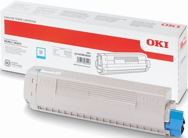 OKI 45862839  cyan Toner