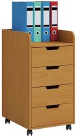 VCM my office Konal Maxi Rollcontainer buche 4...