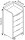 VCM my office Konal Maxi Rollcontainer buche 4 Auszüge 40,0 x 50,0 x 74,0 cm