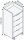VCM my office Konal Maxi Rollcontainer weiß 4 Auszüge 40,0 x 50,0 x 74,0 cm