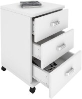 VCM my office Tobila Rollcontainer weiß 3...