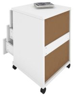VCM my office Tobila Rollcontainer weiß 3 Auszüge 45,0 x 44,0 x 58,0 cm