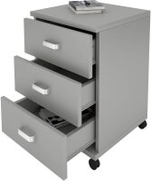 VCM my office Tobila Rollcontainer grau 3 Auszüge 45,0 x 44,0 x 58,0 cm