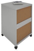 VCM my office Tobila Rollcontainer grau 3 Auszüge 45,0 x 44,0 x 58,0 cm