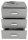 VCM my office Tobila Rollcontainer grau 3 Auszüge 45,0 x 44,0 x 58,0 cm