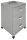 VCM my office Tobila Rollcontainer grau 3 Auszüge 45,0 x 44,0 x 58,0 cm