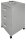 VCM my office Tobila Rollcontainer grau 3 Auszüge 45,0 x 44,0 x 58,0 cm