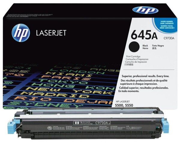 HP 645A (C9730A) schwarz Tonerkartusche
