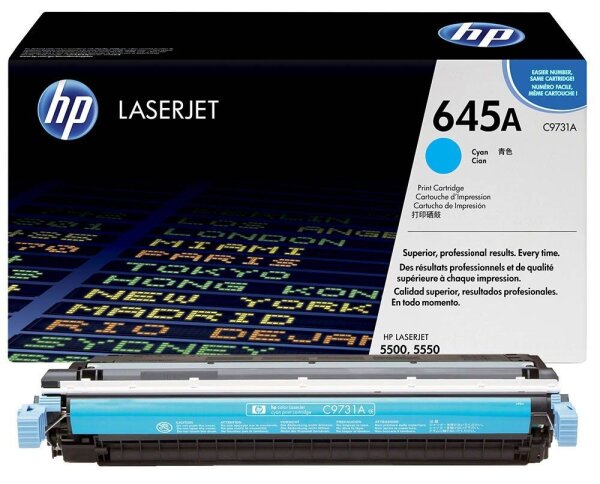 HP 645A (C9731A) cyan Tonerkartusche