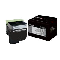 Lexmark 80C0X10  schwarz Toner