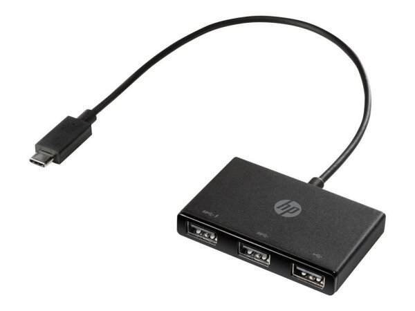 HP USB-Hub 3-fach schwarz