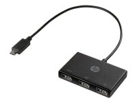 HP USB-Hub 3-fach schwarz