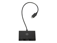 HP USB-Hub 3-fach schwarz