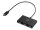 HP USB-Hub 3-fach schwarz