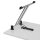 HAMMERBACHER Mehrzwecktisch weiß rechteckig, Rundrohr chrom, 138,0 x 69,0 x 73,5 cm