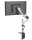 ergoleben Monitor-Halterung GS130TK EL0002 weiß, schwarz, silber für 1 Monitor, Tischklemme
