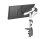 ergoleben Monitor-Halterung GS130TK EL0002 weiß, schwarz, silber für 1 Monitor, Tischklemme