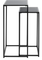 HAKU Möbel Pflanzenständer-Set Metall schwarz, 1 Set