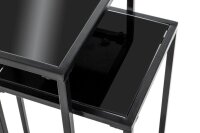 HAKU Möbel Pflanzenständer-Set Metall schwarz, 1 Set