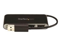 StarTech.com USB-Hub 4-fach schwarz