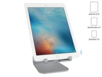 rain design Tablet-Ständer mStand plus 10055 grau für 1 Tablet, Tischständer