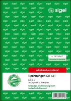 SIGEL Rechnung mit fortlaufenden Nummern Formularbuch SD131, 1 St.