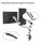ergoleben Monitor-Halterung GS230TK EL0004 weiß, schwarz, silber für 2 Monitore,