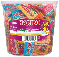 HARIBO Christmas Minibeutel Fruchtgummi 100 St./ 1,0 kg