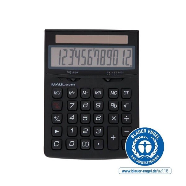 MAUL ECO 850 Tischrechner schwarz