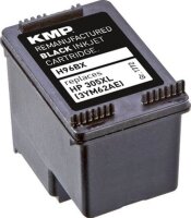 KMP H96BX schwarz Druckerpatrone kompatibel zu HP 305XL (3YM62AE)