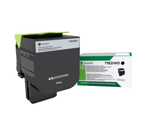 Lexmark 71B2HK0  schwarz Toner