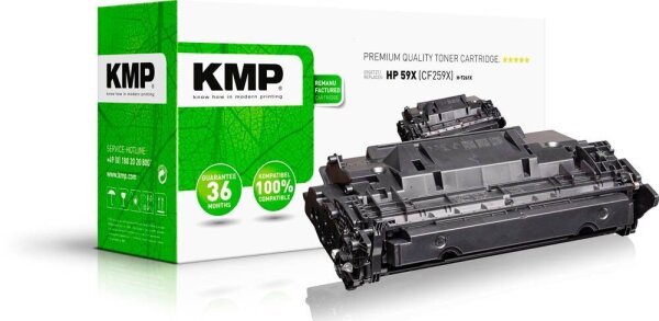 KMP H-T261X  schwarz Toner kompatibel zu HP 59X (CF259X)