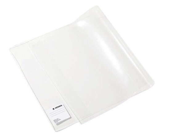 20 HERMA Buchumschläge BASIC transparent 54,0 x 29,5 cm