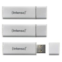 Intenso USB-Sticks Alu Line silber 16 GB, 3 St.