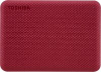 TOSHIBA Canvio Advance 4 TB externe HDD-Festplatte rot