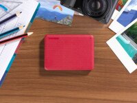 TOSHIBA Canvio Advance 4 TB externe HDD-Festplatte rot