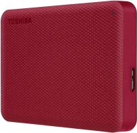 TOSHIBA Canvio Advance 4 TB externe HDD-Festplatte rot