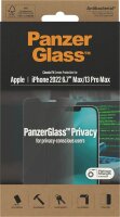 PanzerGlass™ Display-Blickschutzglas für Apple iPhone 13 Pro Max, iPhone 14 Plus