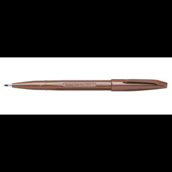 Pentel Sign Pen Filzstift braun, 1 St.