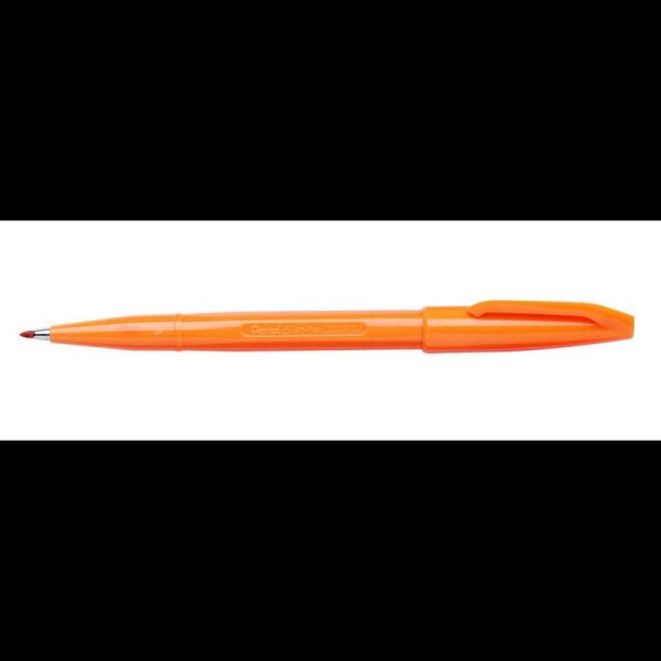 Pentel Sign Pen Filzstift orange, 1 St.