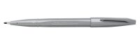 Pentel Sign Pen Filzstift grau, 1 St.