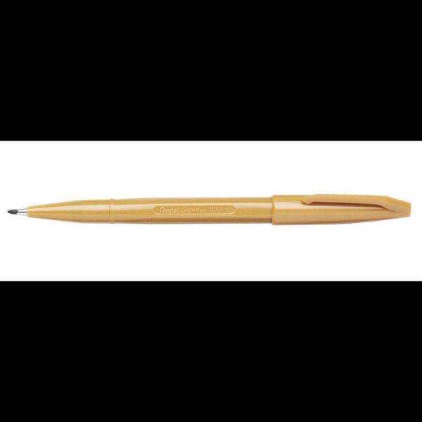 Pentel Sign Pen Filzstift braun, 1 St.