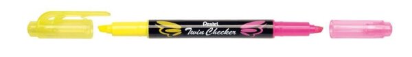 Pentel Twin Checker SLW8-GP Textmarker gelb, 1 St.