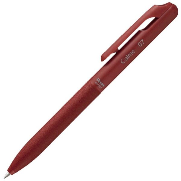 Pentel Kugelschreiber BXA107 Calme rot, Schreibfarbe: rot, 1 St.
