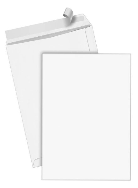 STEINMETZ Versandtaschen DIN C4 ohne Fenster weiß 250 St.