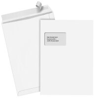STEINMETZ Versandtaschen DIN C4 mit Fenster weiß...
