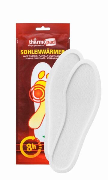 thermopad® Wärmesohlen 78093-1, Gr. L (Gr. 40-41) weiß, 10 St.