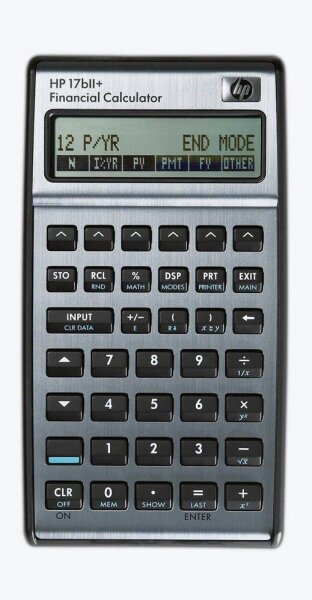 HP 17bII+ Finanzrechner anthrazit